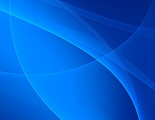 Abstract blue curves
