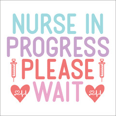 Retro Nurse Valentine EPS Design, Nurse EPS