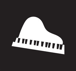 piano keys vector illustration