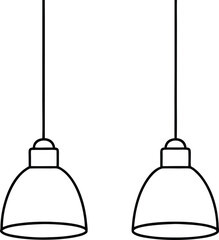 christmas bell on white background