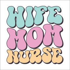 Retro Nurse Valentine EPS Design, Nurse EPS