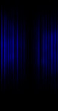 Blue bars curtains. 4K Vertical. Loop