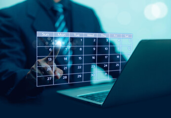  Business people use work schedules in business as a technological plan and project for proper planning and knowing the timeline of the work progress.

