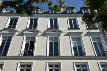 Immeuble parisien. France