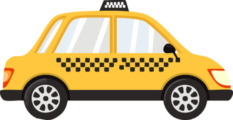 Fototapeta premium Yellow Taxi Cab