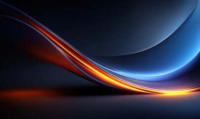 Abstract flowing shapes in vibrant colors (2)
