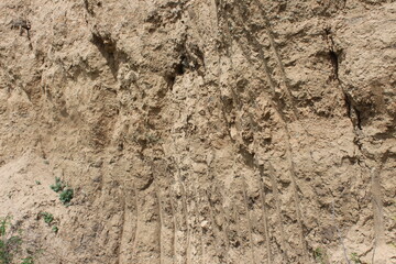 pile of clay, clay dump, clay, industry