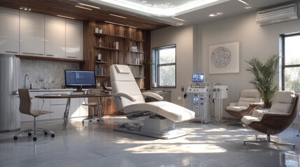 Contemporary healthcare facility  a hub of advanced medical services and personalized care