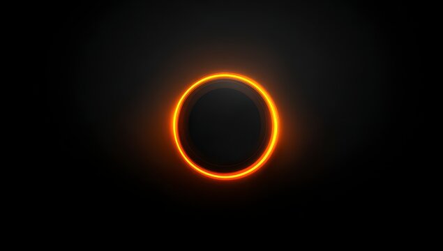 Dark background, glowing orange circle (2)