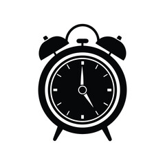 alarm clock isolated on white