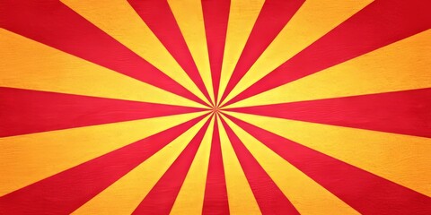 Obraz premium Vibrant Retro Color Sunburst Background with Radial Beams for High Impact Graphic Designs and Art
