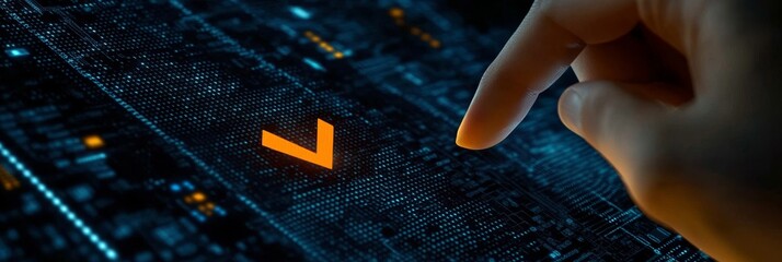 Advanced Digitization Display Terminal with Touch Screen for Cybersecurity and Data Analysis Systems