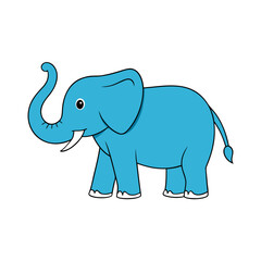 Fototapeta premium elephant vector illustration