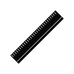 vector illustration of a ruler