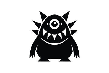 cyclops monster vector icon