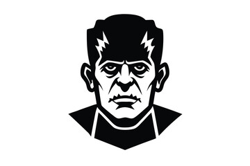 frankenstein head vector icon
