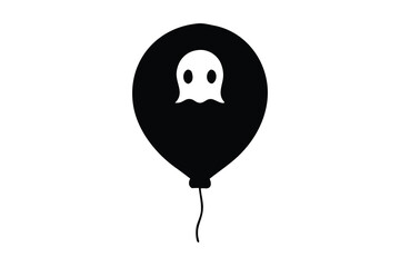 ghost balloon vector icon