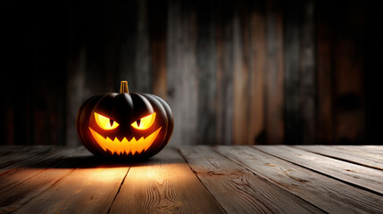 Halloween Halloween with orange pumpkin, beautiful background for advertising, fun on the scariest night.