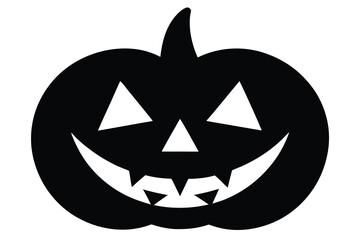 jack o lantern face vector icon