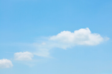 blue sky with clouds