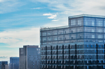 modern office building in the sky