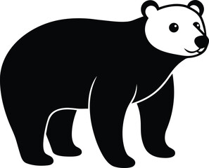 vector illustration of a bear