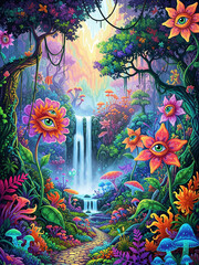 abstract floral background