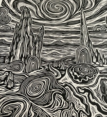 seamless pattern with lines