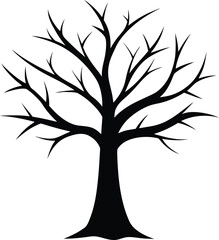 tree silhouette vector