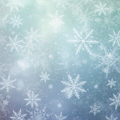 christmas background with snowflakes 