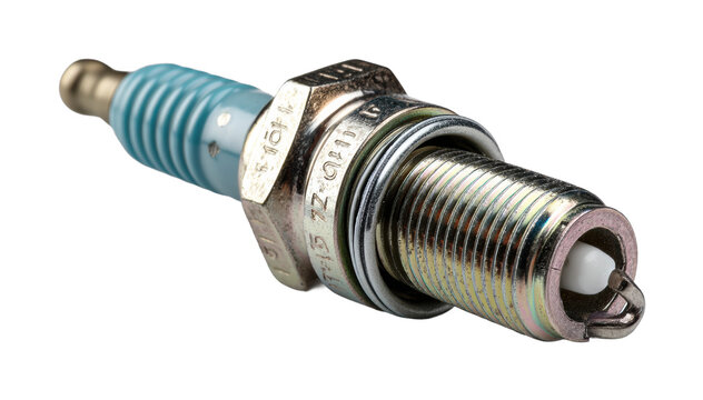 Spark plug installation process automotive workshop instructional content detailed view mechanics isolated on transparent background, png