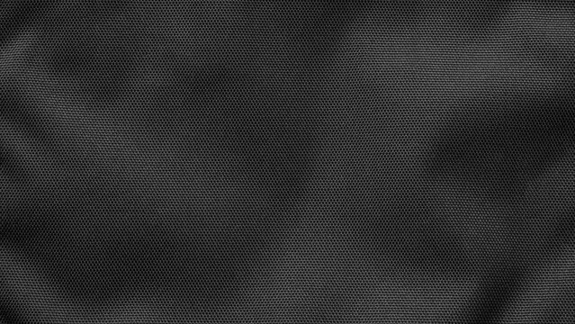 Black fabric texture background with intricate details.