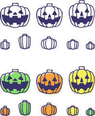 ハロウィンイラスト_ジャックオランタン