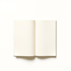 Fototapeta premium Blank cream colored paper texture mockup book mockup blank template professional presentation blank empty creative composition versatile use professional lighting expert s