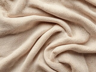 Seamless cozy fabric design with silk ripple effect, warm neutral color tones