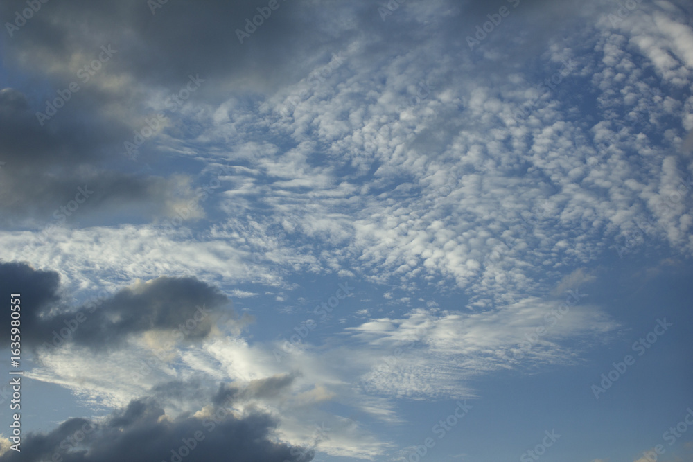 Canvas Prints it's a cloudy evening sky.