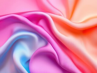 Fototapeta premium Artistic seamless blend of silk texture and cozy textile mood, warm pastel tones