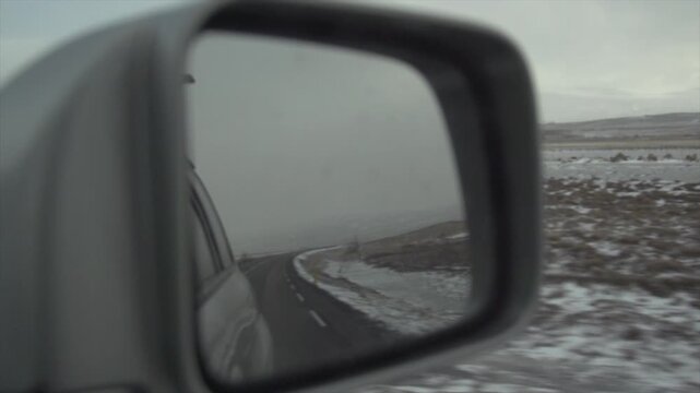 Route d&eacute;sertique Islande en hiver