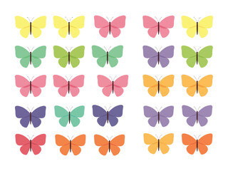 Vibrant Butterfly: A visual feast of colorful butterflies, their wings adorned with an array of hues, creating a mesmerizing display of natural beauty.