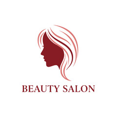 Beauty salon logo design vector.