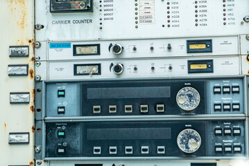 Control Panel with Dials and Buttons