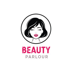 Beauty salon logo design vector.
