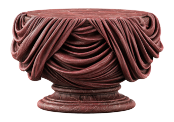 Elegant Draped Table Centerpiece for Masquerade Theme Events