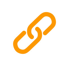 Chain icon vector with trendy design. link icon