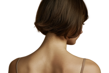 Female waist back view woman shoulder person.