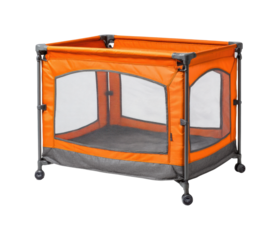 Infant playpen assembly and usage guide home product review safety tips isolated on transparent background, png
