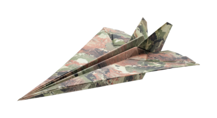 Paper airplane flight showcase innovative design environment creative viewpoint fun concept isolated on transparent background, png