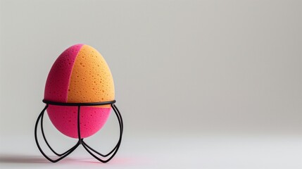 beauty blender drying stand with sponge holder on white background