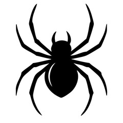 schwarze Spinne Icon