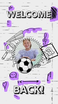 3D Sketch School Time Intro - Vertical